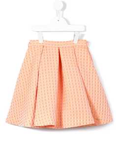 Valmax Kids расклешенная юбка с принтом