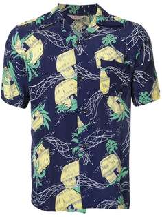 Fake Alpha Vintage Гавайская рубашка John Meigs 1950-х годов