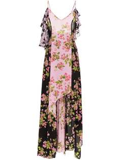 Natasha Zinko платье макси с принтом роз