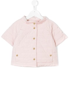 Herno Kids стеганая куртка с короткими рукавами