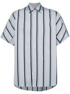 Oamc полосатая рубашка с короткими рукавами