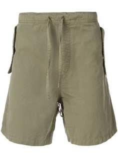 YMC back pocket embellished shorts
