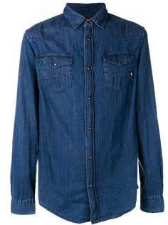 Emporio Armani классическая джинсовая рубашка