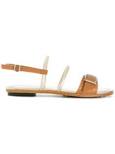 Tods buckle-detailed multi-strap sandals