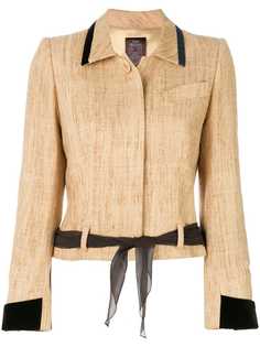 John Galliano Vintage пиджак с поясом