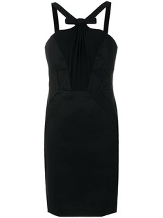 Versace Vintage платье на бретельках с бантом