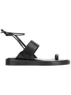 Ann Demeulemeester Blanche tied ankle sandals