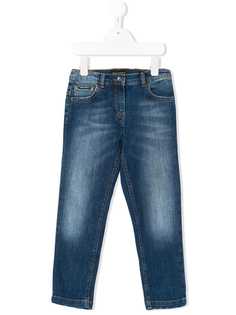 Dolce & Gabbana Kids джинсы с выцветшим эффектом
