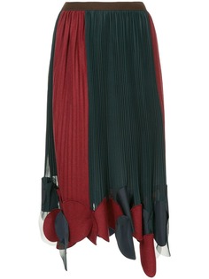 Kolor плиссированная юбка миди