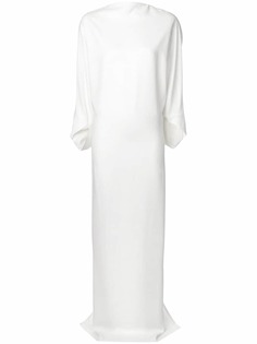Chalayan вечернее платье с высоким воротом и драпировками