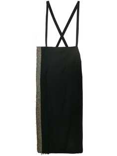 Yohji Yamamoto Vintage твидовая юбка с ремешком
