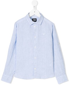 Emporio Armani Kids рубашка с логотипом