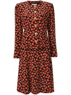 Yves Saint Laurent Vintage рубашка и юбка с цветочным принтом