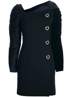 Versace Vintage платье с пуговицами в форме сердец