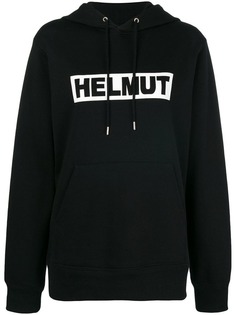 Helmut Lang худи с горизонтальной вставкой с логотипом
