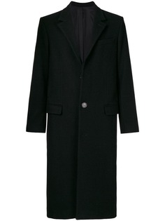 Ami Alexandre Mattiussi длинное пальто на трех пуговицах
