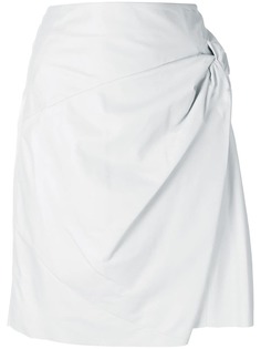 Drome юбка с запахом и узелком