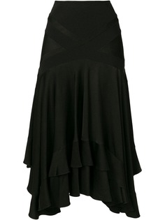 Christian Dior Vintage многослойная юбка свободного кроя