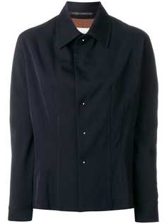 Yohji Yamamoto Vintage рубашка с потайной застежкой