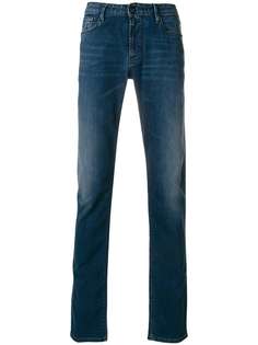 Emporio Armani классические джинсы узкого кроя