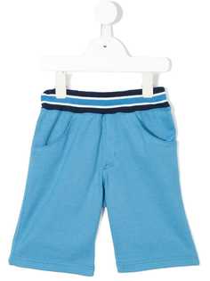 Familiar striped waist shorts