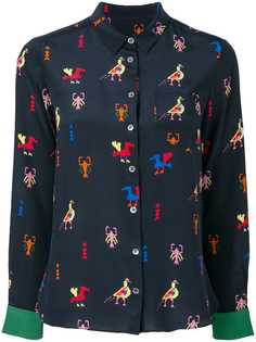 Chinti & Parker рубашка с принтом