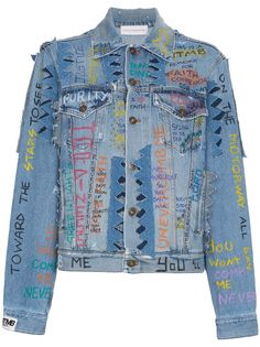 Faith Connexion джинсовая куртка Graffiti