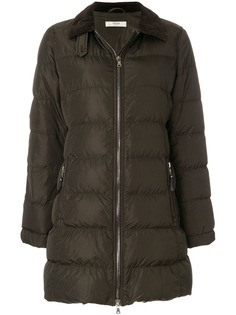 Prada Vintage дутое пальто на молнии