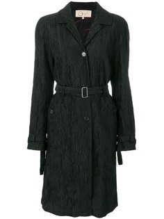 Romeo Gigli Vintage плиссированное пальто с поясом на талии