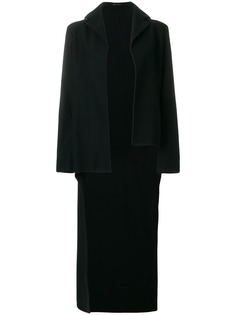 Yohji Yamamoto Vintage пальто с асимметричным подолом