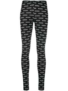 Versus леггинсы с логотипом