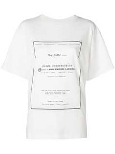 Mm6 Maison Margiela футболка с короткими рукавами и заплаткой с логотипом