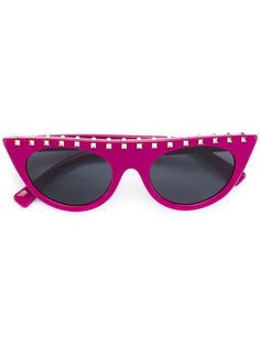 Valentino Eyewear солнцезащитные очки с заклепками