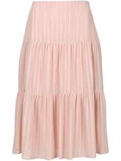 See By Chloé расклешенная юбка миди