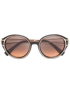 Versace Eyewear солнцезащитные очки в круглой оправе