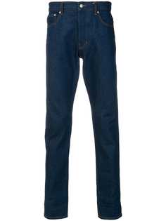 Ami Alexandre Mattiussi джинсы с контрастными манжетами и 5 карманами