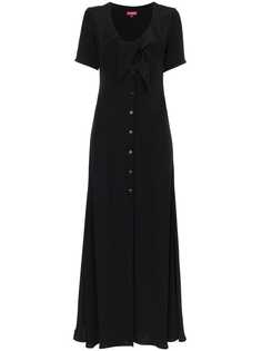 Staud платье макси с завязкой спереди Maya