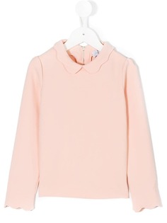 Tartine Et Chocolat блузка с фестончатым воротником