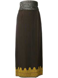 Jean Paul Gaultier Vintage юбка миди в полоску