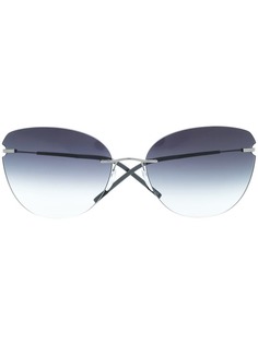 Silhouette солнцезащитные очки в оправе "кошачий глаз"