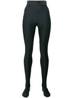 Versace классические эластичные леггинсы