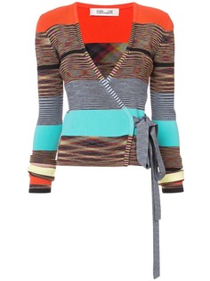 Dvf Diane Von Furstenberg укороченный свитер с принтом