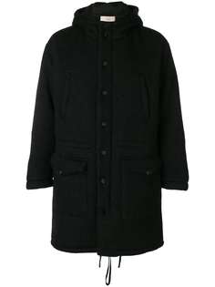 Maison Flaneur утепленное пальто с капюшоном