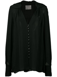 Jason Wu Collection полупрозрачная блузка на пуговицах