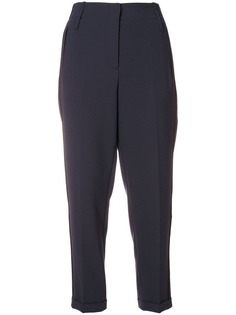 Luisa Cerano cuff tapered trousers
