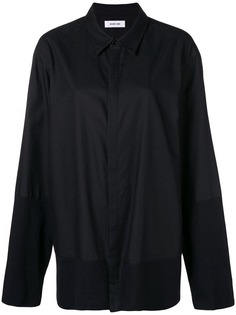 Helmut Lang рубашка с потайной застежкой спереди