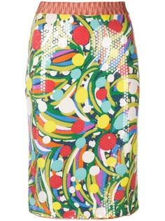 Missoni Vintage облегающая юбка с пайетками
