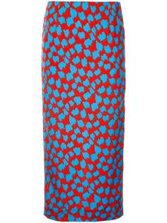 Dvf Diane Von Furstenberg юбка-карандаш с принтом