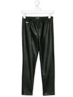Dsquared2 Kids леггинсы из искусственной кожи