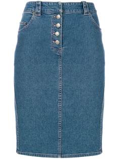 Christian Dior Vintage джинсовая юбка миди